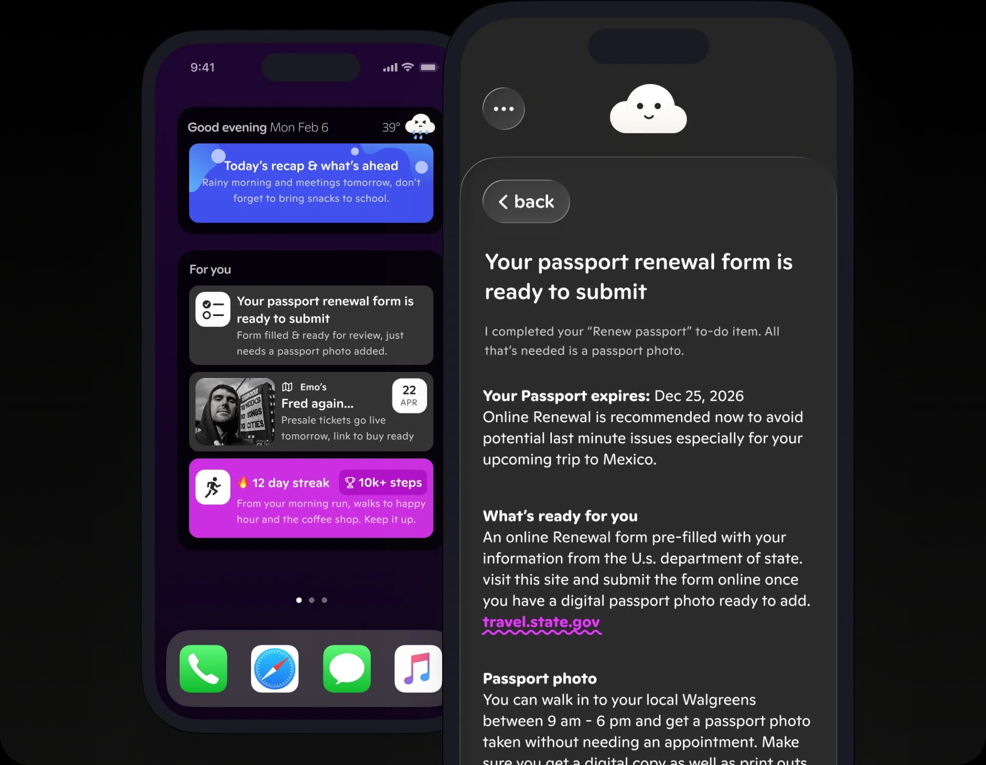 skye app screenshot